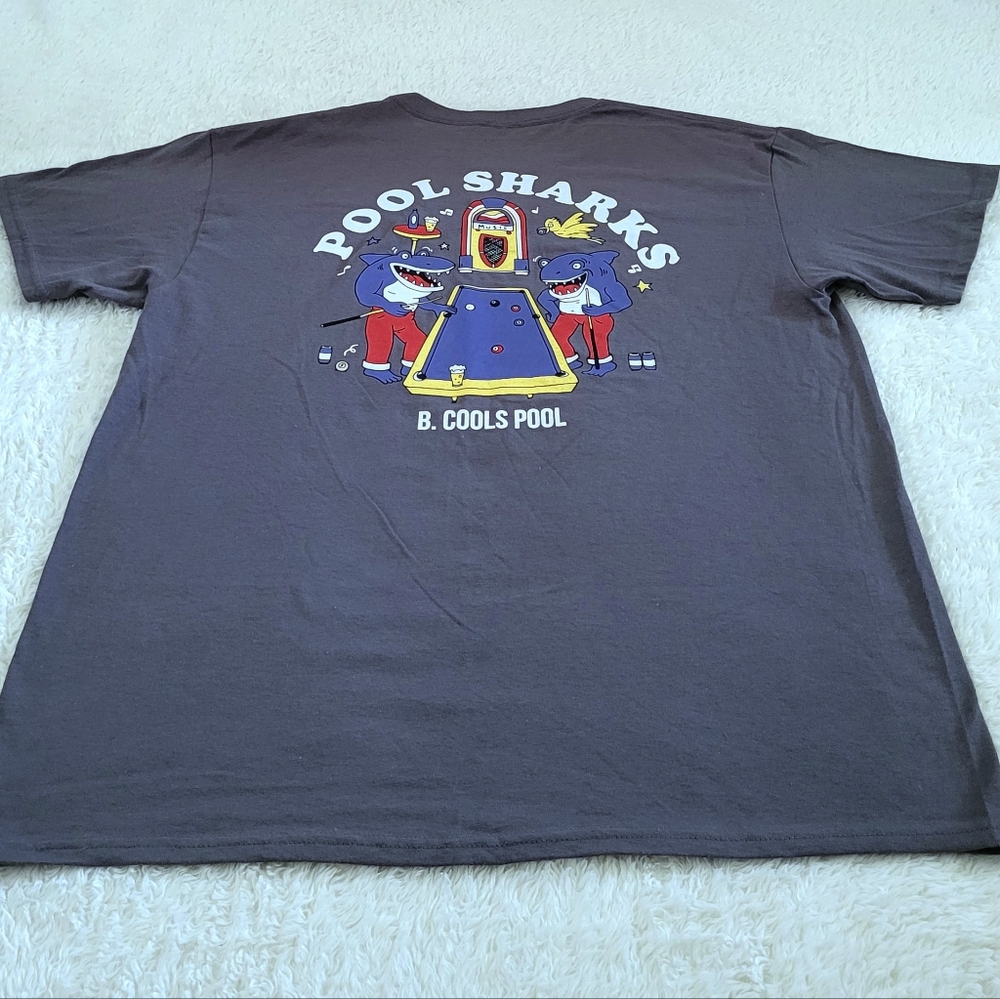 Barney Cools😎 "Pool🎱 Sharks🦈" Graphic Tee👕 - NWOT - Picture 13 of 13